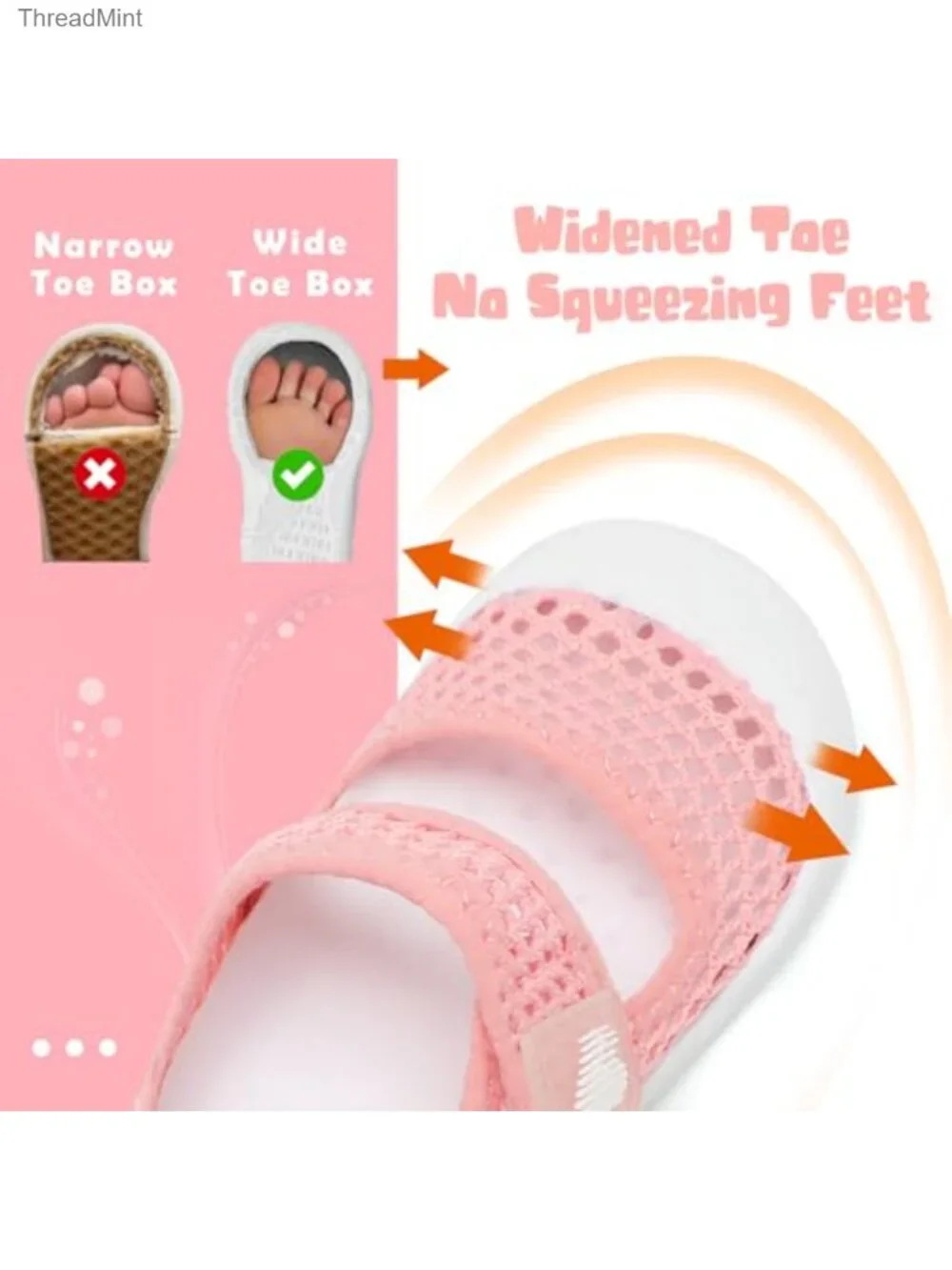 Toddler Water Shoes Barefoot Aqua Socks with Arch Support Quick-Dry Boys Girls